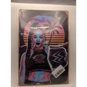 Wwe Wwf-Steel Decor Sign 12x8